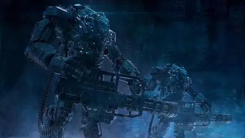 壁纸 机器人,幻想艺术,士兵