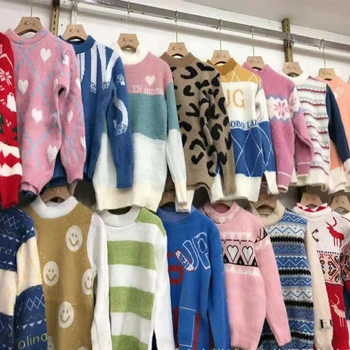 地摊服装批发童装毛衣大童儿童针织衫义乌5一10元服装批发