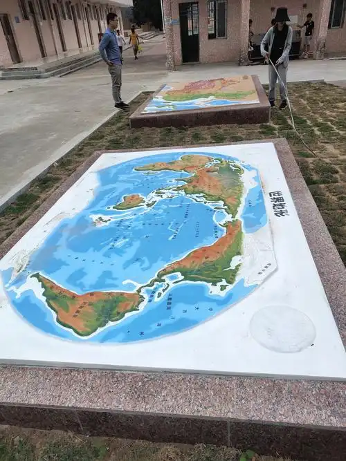 世界立体地形模型