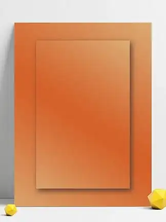 橘色纯色渐变简约背景