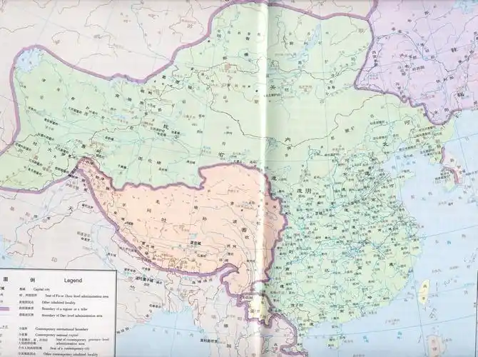 谁有大唐朝的行政地图?