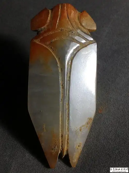 汉八刀蝉 - 任南红山文化官网 - 红山文化,任南红山文化官网,玉器鉴定