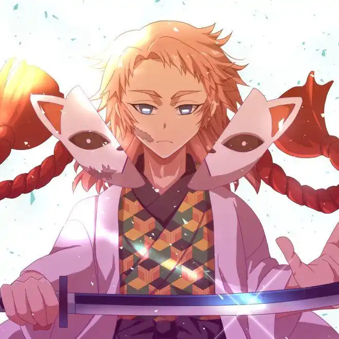 动漫人物壁纸锖兔鬼灭之刃