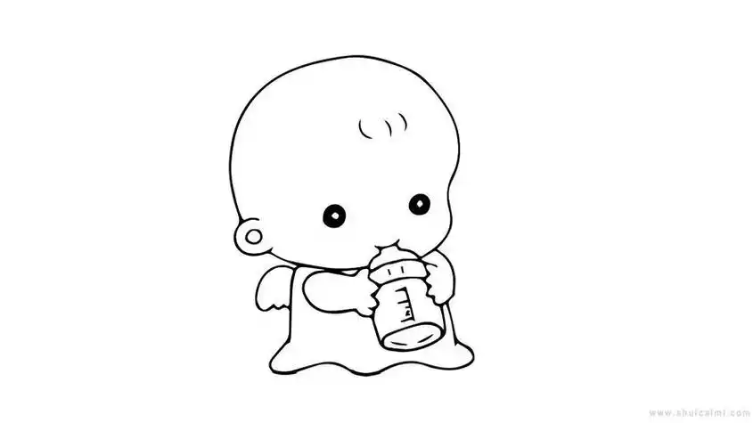 婴儿怎么画婴儿简笔画简单好看彩色婴儿简笔画简单画法婴儿怎么画婴儿