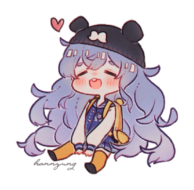 q版人物 手帐免扣素材贴纸