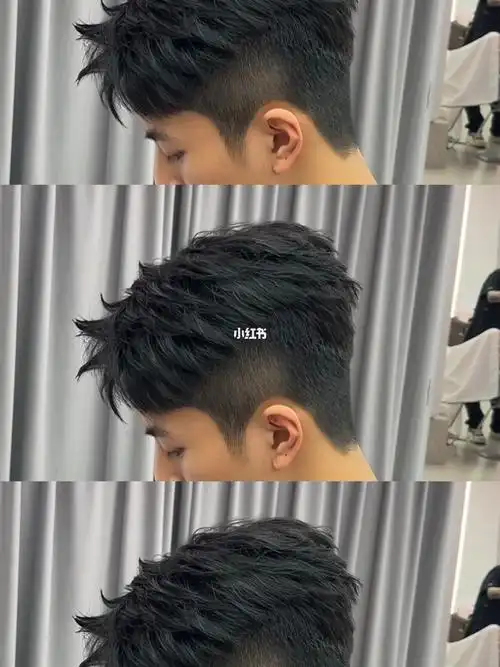 男生轻熟风二八分发型推荐男生短发