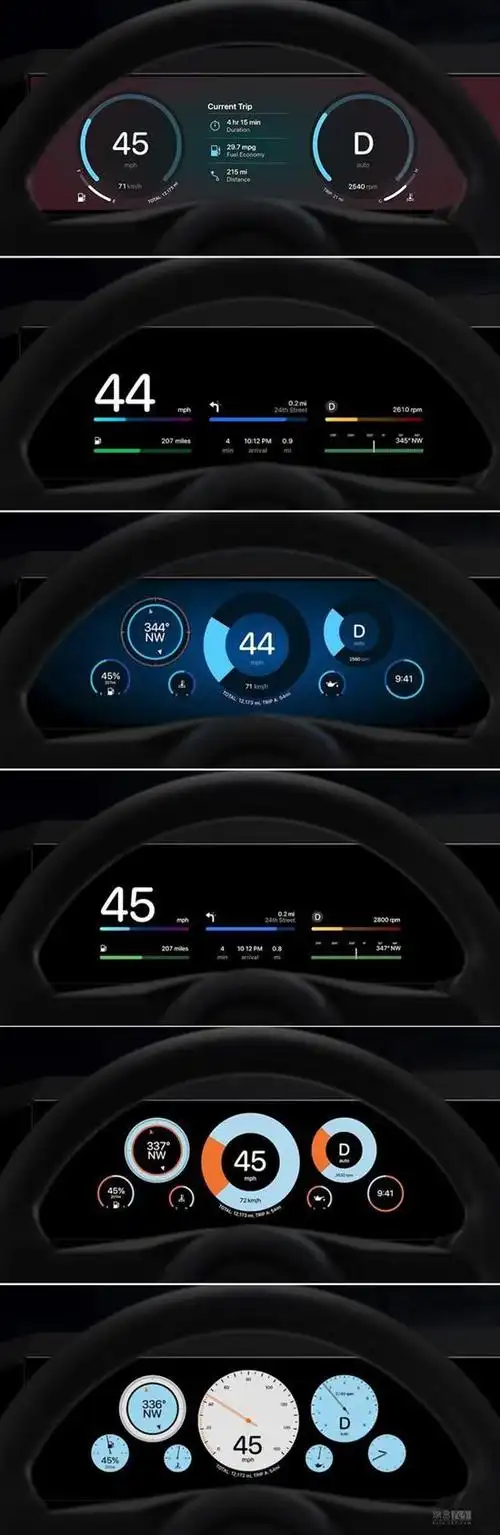 苹果发布新一代carplay可控制车内屏幕