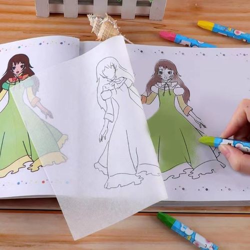 幼儿临摹画画书幼儿园3-6岁简笔画入门图画本儿童涂色画册涂鸦本