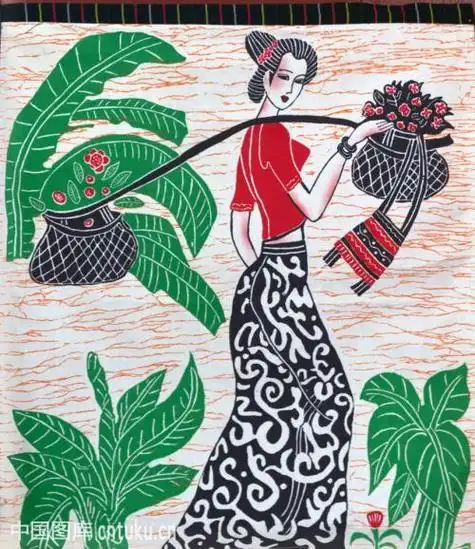 佤族图案简笔画