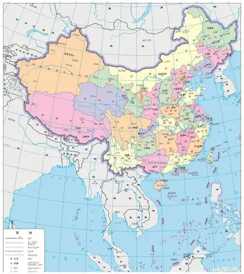 全国一共有23个省4个直辖市5个自治区2个特别行政区.