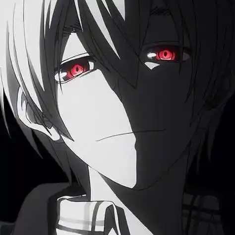 红瞳,动漫男头红瞳 黑系头像