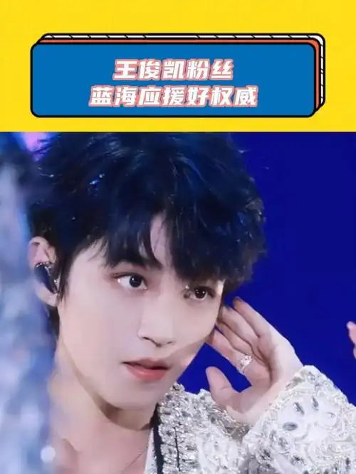 王俊凯粉丝蓝海应援好权威