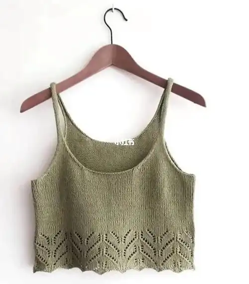 编织吊带背心