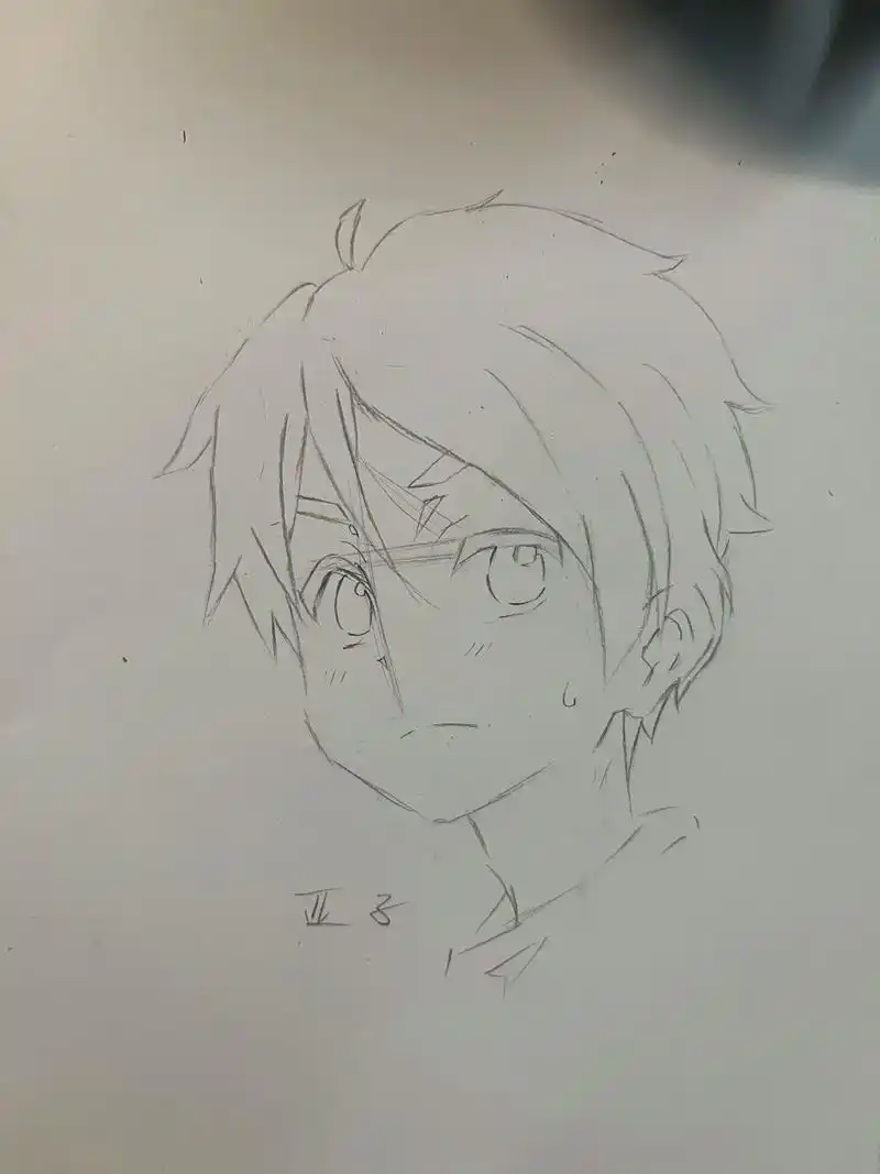 二次元 #手绘 #动漫 #简笔画 - 抖音