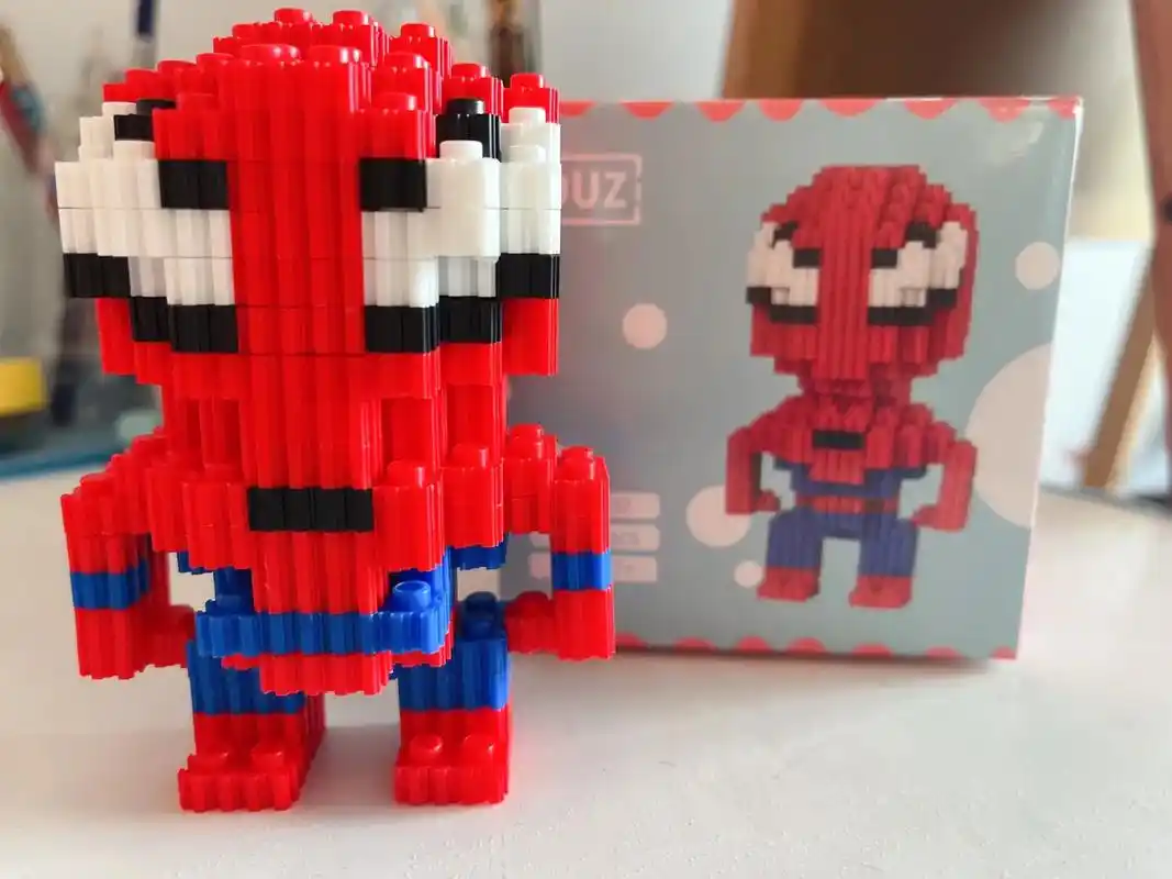 儿子的作品 #小颗粒积木拼装 #认真的样子真可爱!宝宝很厉 - 抖音