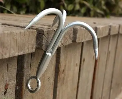 时尚户外求生攀岩钩 登山绳勾爪 锻钢登山爪 救生飞虎爪 硬钢飞