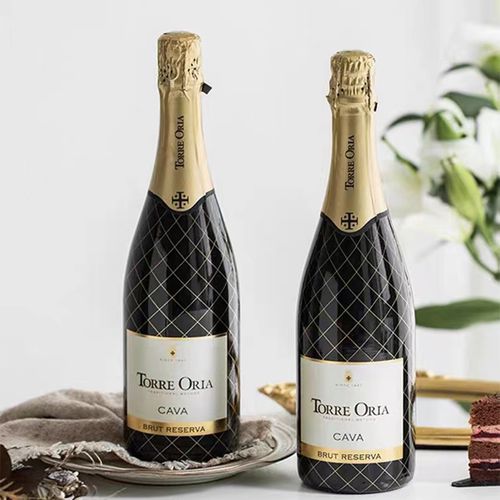 cava卡瓦珍藏起泡气泡白葡萄酒奥兰西班牙原瓶进口750ml女士微醺