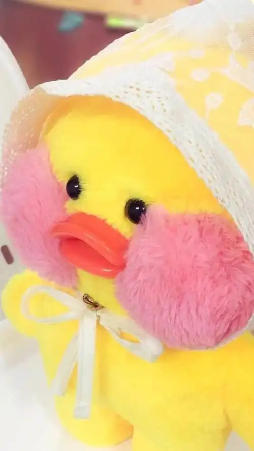 可爱小黄鸭图片 小黄鸭头像图片