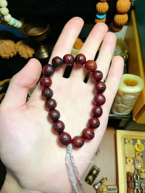 老凤眼菩提手持念珠单圈9088一条