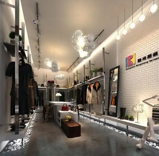 个性50平米小户型服装店装修设计效果图