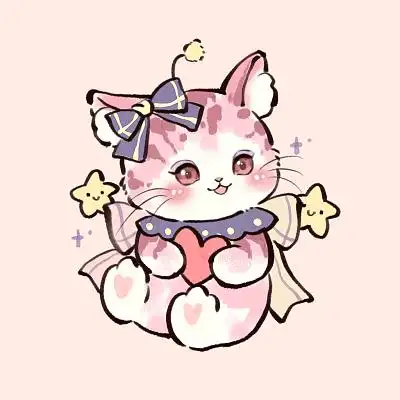 手绘可爱猫咪动物卡通元素png素材