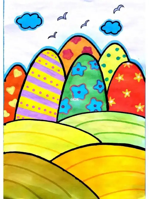 秋天主题简笔画 #秋天你好  #秋天简笔画  #儿童简笔画