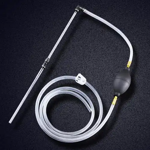 鱼缸换水器管抽水水族箱挤压式虹吸管洗沙器抽水器鱼缸清洁吸便器