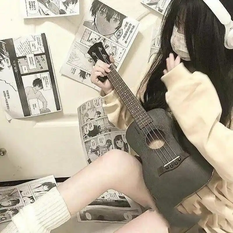 真人女生戴耳机头像 不喜勿喷