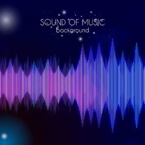 38款音乐声波线条立体声音波形均衡器曲线音量显示背景ai矢量设计素材