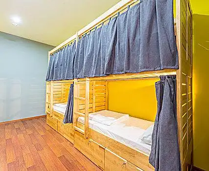 客栈,宿舍,床,放置,房间