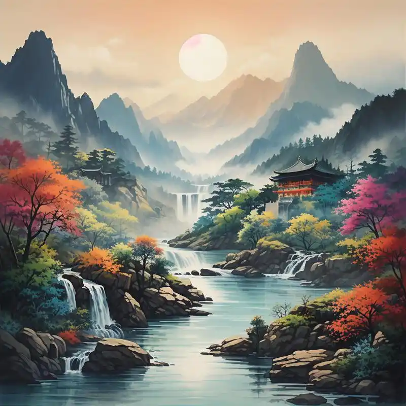 山水风景头像来啦🌲🌿 山水风景的头像,简直美到窒息!