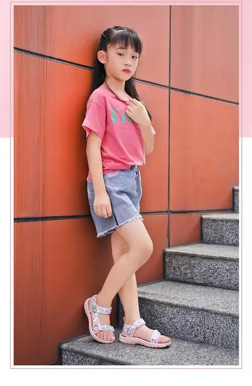 丹鸟世家凉鞋女童夏季儿童凉鞋小女孩沙滩鞋公主鞋小学生中大童鞋子ww