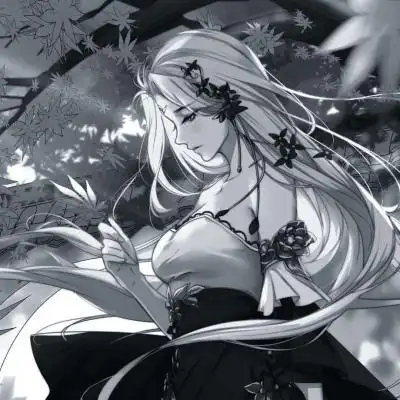 黑界抠字组织古风动漫女头