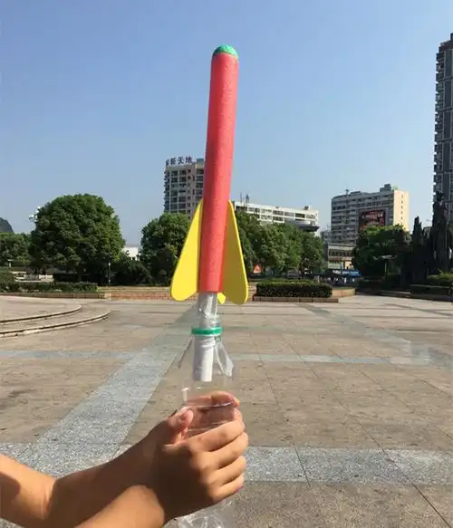 自制喷气式火箭航天模拟器空气火箭科技小制作科学实验教具厂家