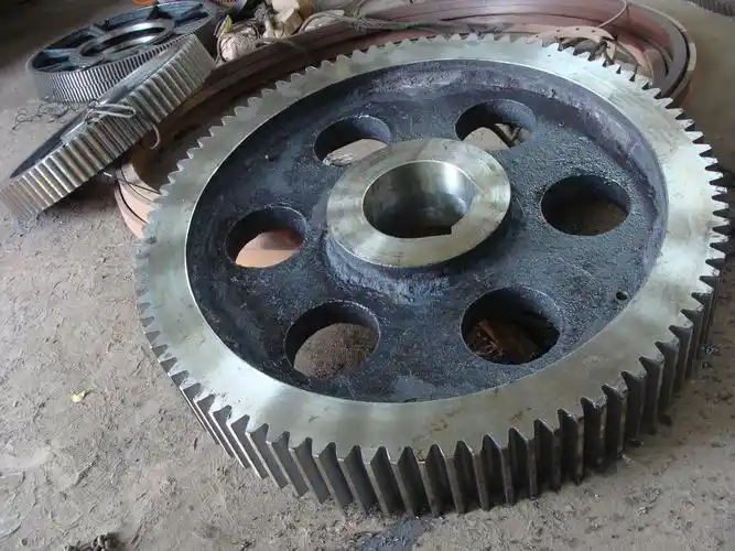 金滩云南大齿轮 大型齿轮质量可靠洗石机滚筒大齿轮 小托轮