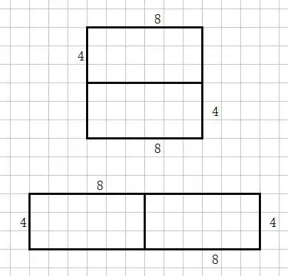 2019-01-12 回答 正方形周长:2×8 2×(4 4)=32(厘米) 长方形周长:2