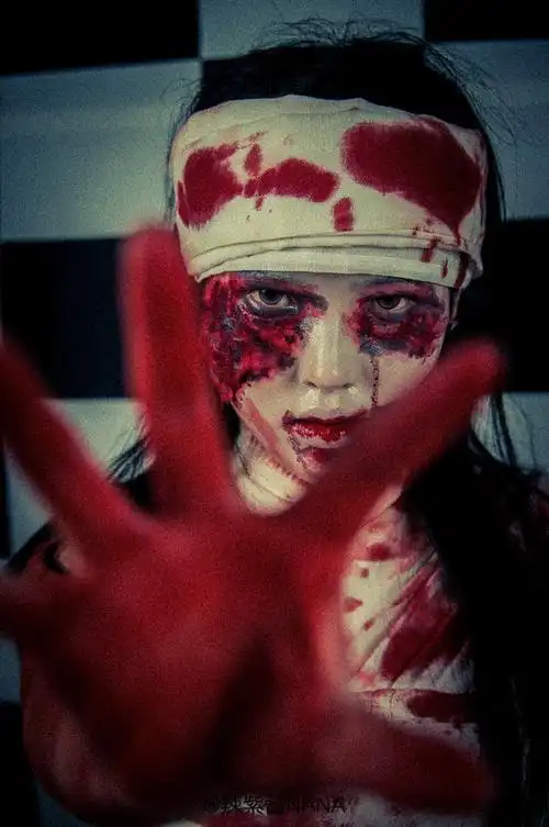 万圣节——恐怖丧尸妆容