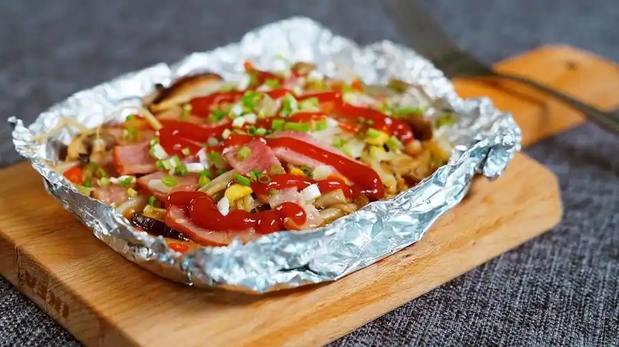 包裹着的温暖杂菌锡纸烧