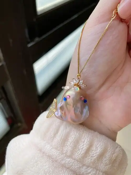 巴洛克珍珠人鱼阿飘吊坠
