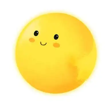 可爱月亮卡通素材