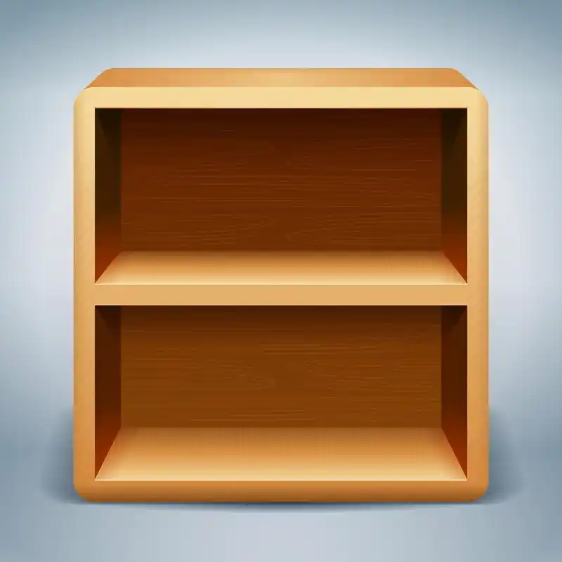 木制书架背景,矢量木制书架背景