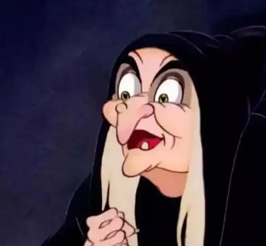 美颜和滤镜的她长这样简直就是动画片里面的老巫婆出现在现实生活中啊