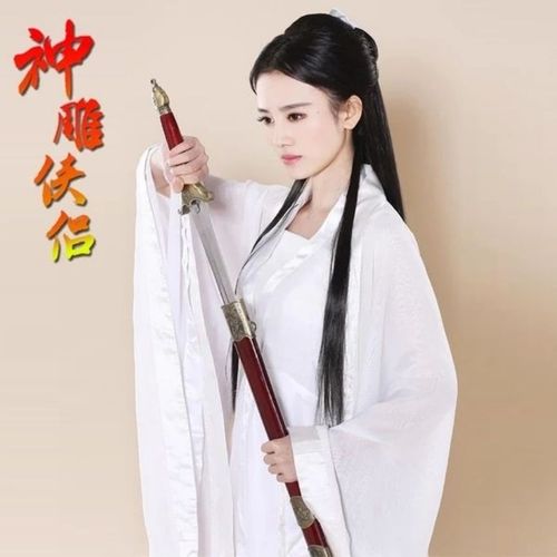 白色仙女装女侠服饰小龙女白色古装刘亦菲古装服装 七仙女服饰