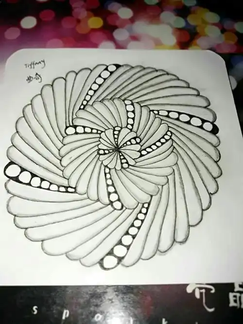 时光》叶娟美女-缠绕画分享课堂记录(二) 写美篇禅绕画的基本工具 1.