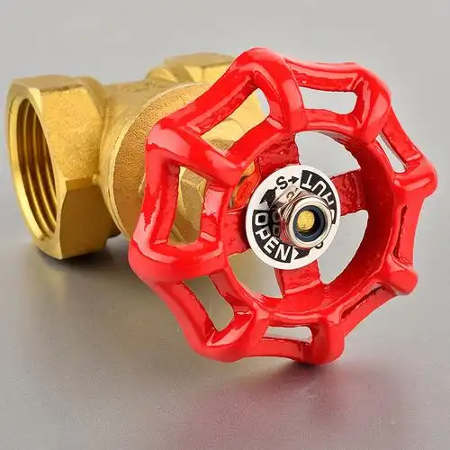 铜闸阀家用自来水水管开关阀门4分6分1寸消防丝扣全铜闸阀dn1520