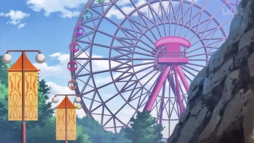 阿宅的恋爱真难游乐场场景