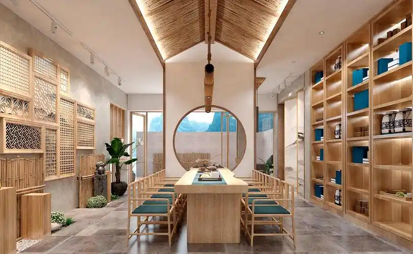 古典茶楼装修设计的五要素(含装饰案例效果图)