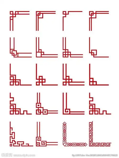 矢量中式中国风古典边框边角设计图__图片素材_其他_设计图库_昵图网