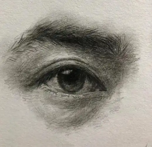 素描头像五官深入刻画