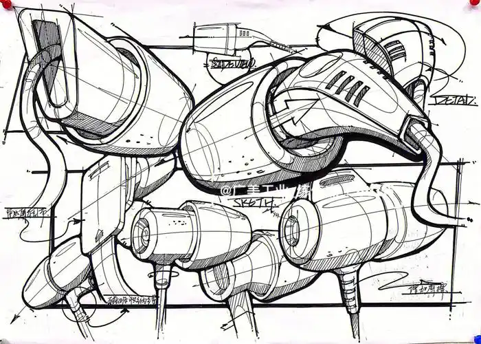 坚持继续努力#广东专升本  #工业设计手绘  #工业设计考研#广美工业